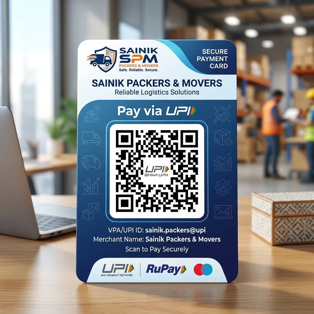 Sainik Express Packers and Movers UPI QR Code